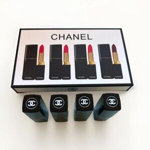 CHANEL Rouge Coco Limited Edition Four
(4) Lipstick Collector Gift Set NIB